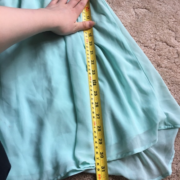 Cute fitted small turquoise dress! - Picture 5 of 5